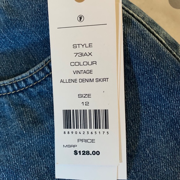 French connection denim mini skirt - Picture 3 of 4